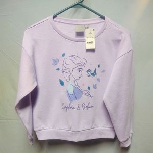 Disney, frozen sweater , long sleeve, pink